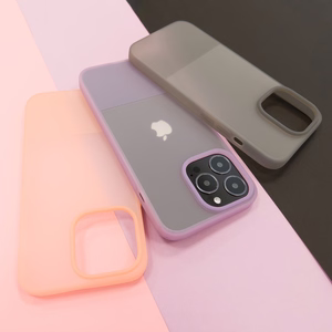 Kingxbar Plain Series tapauksessa kansi iPhone 13 Pro Max silikoni tapauksessa harmaa