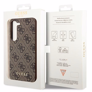 Guess 4G Charms Collection Suojakuori Samsung Galaxy A35:lle - ruskea
