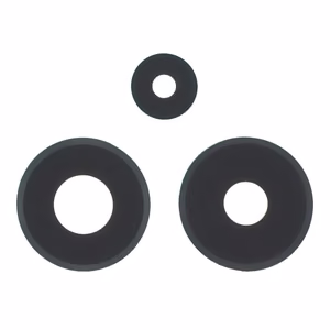 Xiaomi Redmi Note 13 Pro 4G kameros stikliukas juodas (only lens, 3vnt) ORG