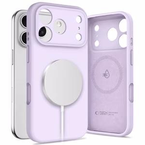 Tech-Protect Silikoninen MagSafe Suojakuori iPhone 17 Pro:lle - violetti