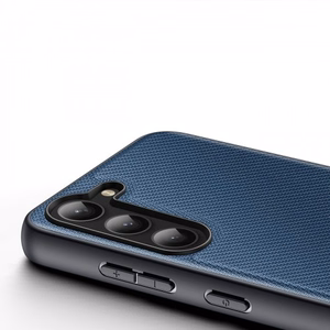 Dux Ducis Fino Suojakuori Samsung Galaxy S23+:lle silikonisella kehyksellä sininen