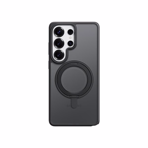 Rock Rotating Stand Soft Touch Series magneettinen Samsung Galaxy S26 Ultra:lle musta
