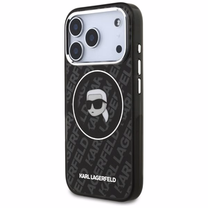 Karl Lagerfeld IML Karl Head Logo MagSafe -suojakuori iPhone 17 Pro - musta