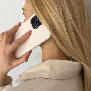 Eco Case Kotelo iPhone 12 Pro Max Silikonisuojus Puhelinsuoja Keltainen
