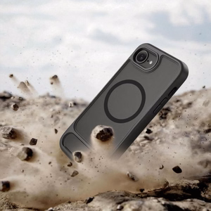 Tech-Protect MagRack MagSafe Suojakuori iPhone 16e / 17e:lle musta