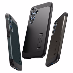 Spigen Tough Armor MagSafe suojakuori Samsung Galaxy S25 -puhelimelle musta