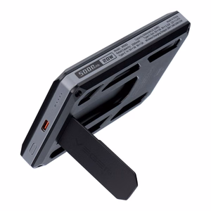 Ulkoinen akku Veger Wallet Tracker W0582 MFi PD 20W 5000 mAh musta