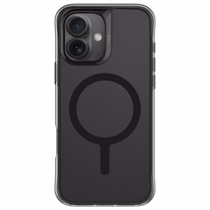 Uniq LifePro Xtreme Magclick lataava Suojakuori iPhone 16:lle - musta