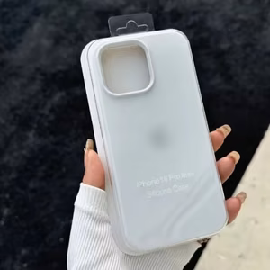 Puhelimen suojakuori Silicone Plastic Pack Apple iPhone 12 Pro valkoinen (pakkauksessa)