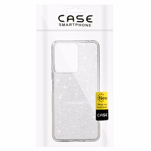 Crystal Glitter Suojakuori Xiaomi Redmi 14C:lle hopeinen