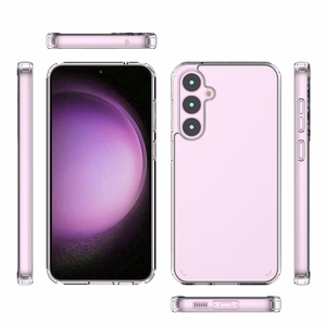 Kirkas Suojakuori Samsung Galaxy S23 FE:lle - läpinäkyvä
