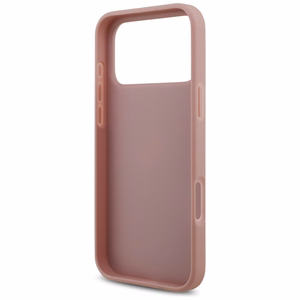 Guess Fixed Glitter Big 4G -suojakuori iPhone 18 Pro Max / 17 Pro Max -malleille, vaaleanpunainen