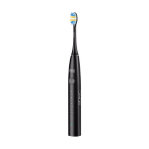 TEESA SONIC 2 -äänihammasharja, musta, 5 tilaa, matkakotelo, USB-C