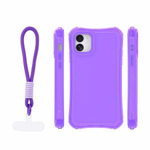 Safepop suojakuori hihnalla iPhone 11 violetti