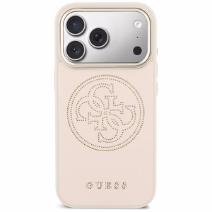 Guess Perforated 4G MagSafe Suojakuori iPhone 17 Pro Max:lle - Vaaleanpunainen