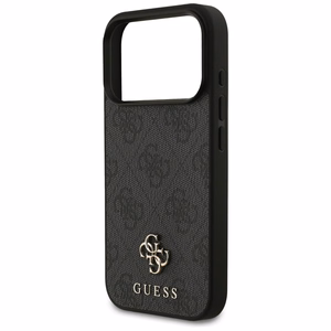 Guess 4G Small Classic Logo MagSafe -suojakuori iPhone 18 Pro / 17 Pro – musta