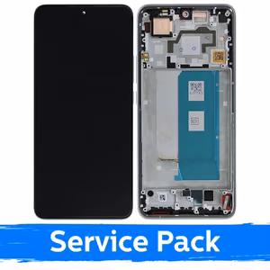 LCD-näyttö, yhteensopiva Xiaomi Poco F5 Pro 5G kehyksellä / valkoinen (Service Pack)