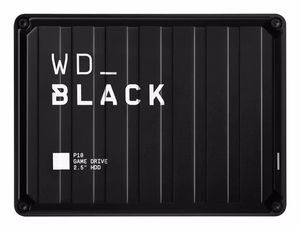 Western Digital P10 Game Drive ulkoinen kiintolevy 2TB, USB 3.2, musta WDBA2W0020BBK-WES1