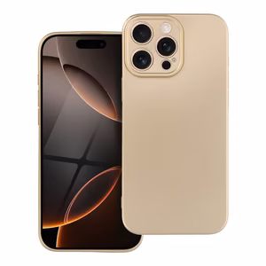 Metallinen Suojakuori iPhone 16 PRO MAX:lle kultainen