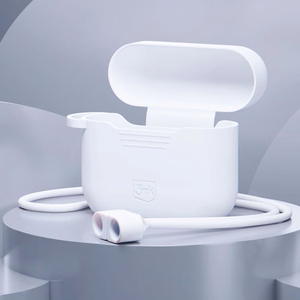 3mk Silicon AirPods suojakuori AirPods Pro / AirPods Pro 2:lle - valkoinen