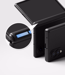 Ringke Onyx Flap -suojakuori laitteelle Samsung Galaxy Z Fold 8, MagSafe-yhteensopiva – musta