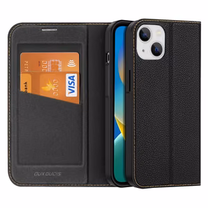 Dux Ducis Skin X2 kotelo iPhone 14 Plus kotelo magneettinen läppä musta