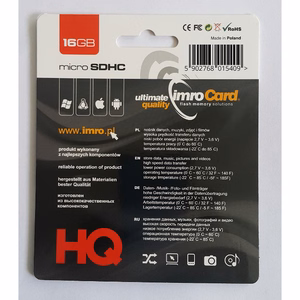 Imro muistikortti 16GB microSDHC cl. 6