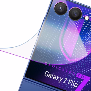 Samsung Galaxy Z Flip 7 – 3mk SilverProtection+ puhelimen näytönsuoja
