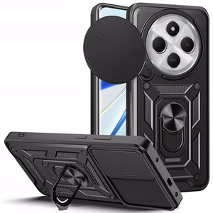 Tech-Protect CamShield Pro Suojakuori Xiaomi Redmi 14C / Poco C75 -puhelimelle - musta