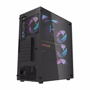 Darkflash DK351 computer case (black) + 4 RGB fans