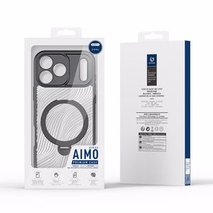 DUX DUCIS suojakuori AIMO MAG STAND MagSafe-yhteensopiva iPhone 17 Pro:lle musta