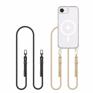 Tech-Protect FlexAir Chain MagSafe Suojakuori iPhone 16e / 17e:lle - Musta ja Beige