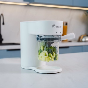 Momini YummyMaker 5-in-1-höyrytehosekoitin vauvanruoalle, itsesterilointitoiminto
