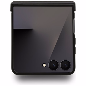 Karl Lagerfeld Saffiano Karl&Choupette Pin Suojakuori Samsung Galaxy Z Flip 7:lle - musta