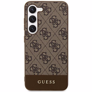 Guess 4G Stripe Collection suojakuori Samsung Galaxy S24+:lle - ruskea