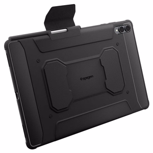 Spigen Rugged Armor Pro Suojakuori Samsung Galaxy Tab S11 Ultra 14.6:lle - Musta