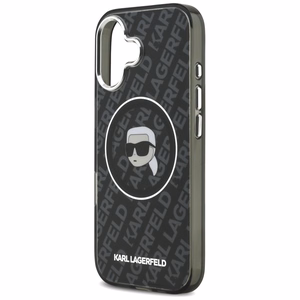 Karl Lagerfeld IML Karl Head Logo MagSafe -suojakuori iPhone 17 - musta