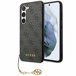 Guess 4G Charms Collection Suojakuori Samsung Galaxy A35:lle - musta