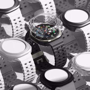 Ringke Slim & Tempered Glass suojakuori- ja lasisetti Samsung Galaxy Watch Ultra 47mm -kellolle – musta