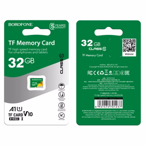 Borofone Muistikortti MicroSD 256GB SDXC U3 Class10 100MB/s (vahingoittunut pakkaus)
