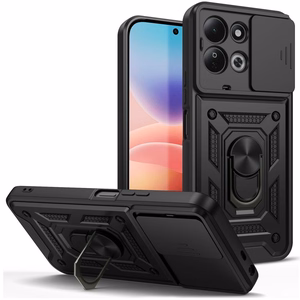 Tech-Protect CamShield Pro -suojakuori Xiaomi Redmi 17 4G / 5G -malleille, musta