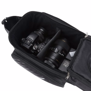 Wozinsky Bike Pannier Rack Bag with Shoulder Strap 9L (Rain Cover Included) Black (WBB22BK)