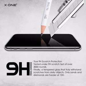 X-ONE Full Cover Extra Strong Matte - for iPhone 11 Pro (full glue) tempered glass 9H