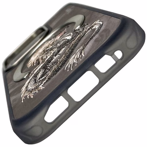 Nimmy Dragon MagSafe Suojakuori iPhone 16 Pro:lle - harmaa