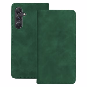 Smart Suede -kuori mallille Samsung Galaxy A55 5G, vihreä
