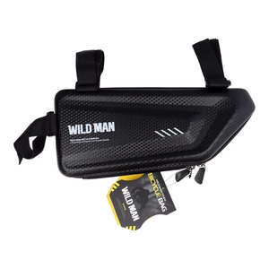 WILDMAN matkalaukku rungon alle vetoketjulla E4 1,5L (4"-7") musta
