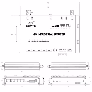 Teollisuuden solureititin 4G/LTE