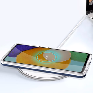 Kirkas 3in1 Asia Samsung Galaxy A73 kehys kansi geeli sininen
