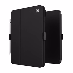 Speck Balance Folio case for iPad 11" (2025) / 10.9" (2022), with Microban antimicrobial protection and a magnetic stand, black