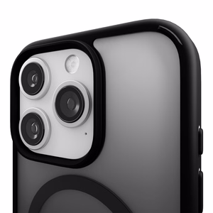 Puro Gradient MagSafe Silikoninen Suojakuori iPhone 16 Pro Maxille - musta